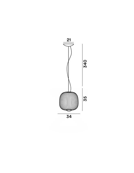 Foscarini Spokes 2 Small My Light hanglamp