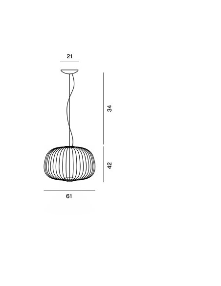 Foscarini Spokes 3 hanglamp