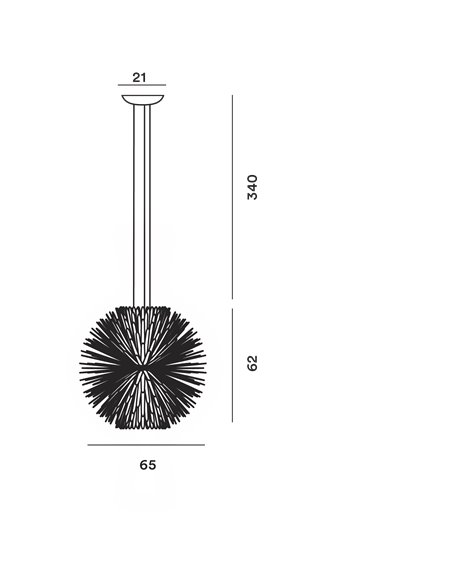 Foscarini Sun Light Of Love suspension lamp