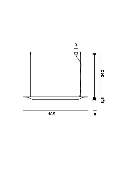 Foscarini Troag Led Media hanglamp