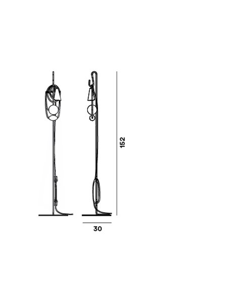 Foscarini Filo staanlamp