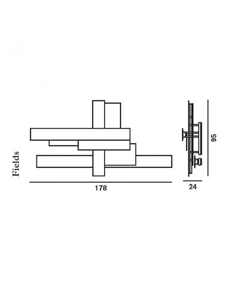 Foscarini Fields Wall wall lamp
