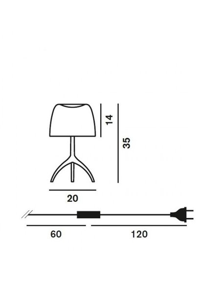 Foscarini Lumiere Small tafellamp