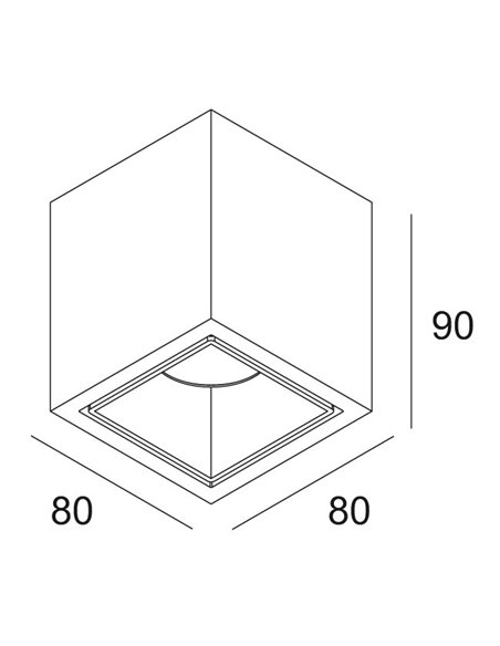 Delta Light BOXY L LED Ceiling light