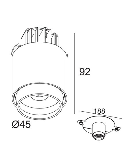 Delta Light PUT LED CENTER Inbouwspot