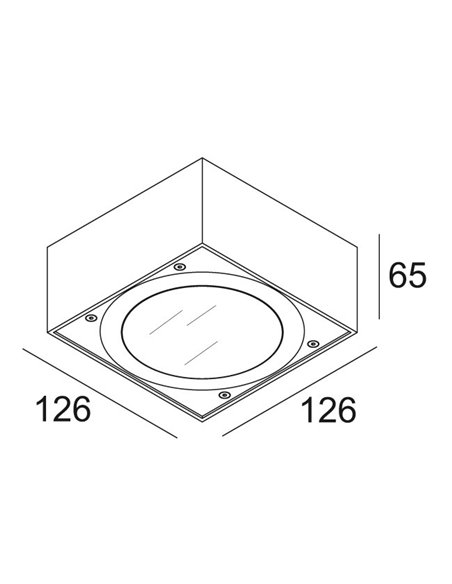 Delta Light VISION S OUT LED WW Wall lamp