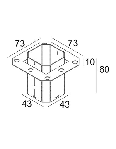 Delta Light CONCRETE BOX 153