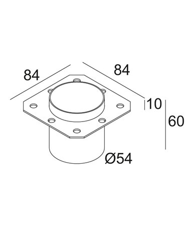 Delta Light CONCRETE BOX 195