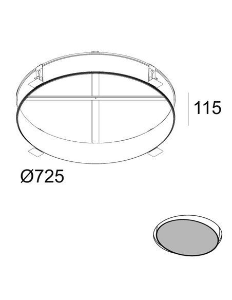 Delta Light SUPERNOVA 65 RECESSED KIT