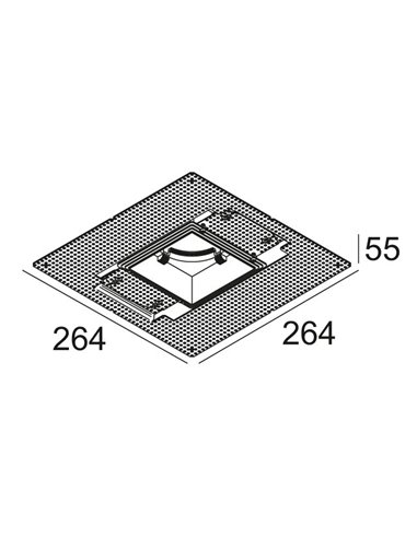 Delta Light MOUNTING KIT S102 TRIMLESS O.F.A.