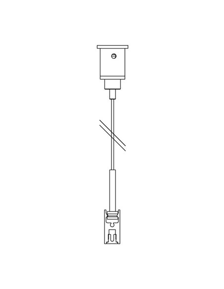 Delta Light TGL-ON - CABLE SUSPENSION SINGLE 1,6m