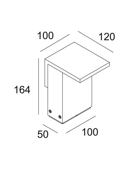 Delta Light OBLIX S 15 Floor lamp