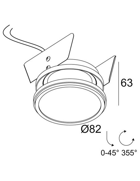 Delta Light HALOSCAN ST HP Recessed spot