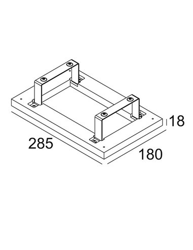 Delta Light MOUNTING KIT MINIGRID IN 2 CSC