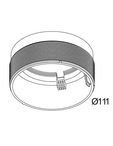 Delta Light MOUNTING KIT R102 TRIMLESS WSC