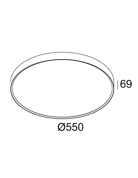 Delta Light MULTINOVA 55 TW DIM5 Recessed lamp / Ceiling lamp / Suspension lamp