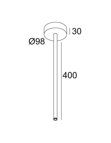 Delta Light MULTINOVA 55 ROD SUSPENSION 0,4m Hanglamp