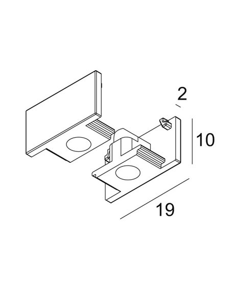 Delta Light SL19 - END CAP SET