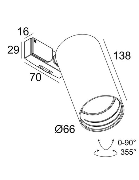 Delta Light SUPERLOOP-SPY 66 MDL Suspension lamp