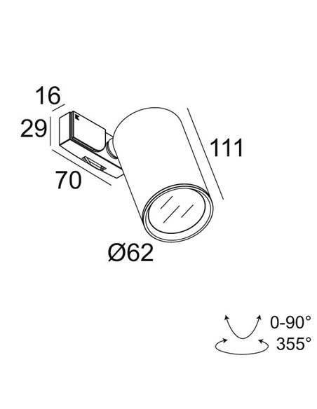 Delta Light SUPERLOOP-SPY FOCUS LP MDL Suspension lamp