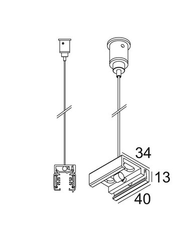 Delta Light TRACK 3F ON SUSPENSION 3,0