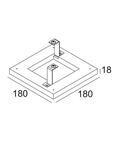 Delta Light MOUNTING KIT MINIGRID IN 1 CSC