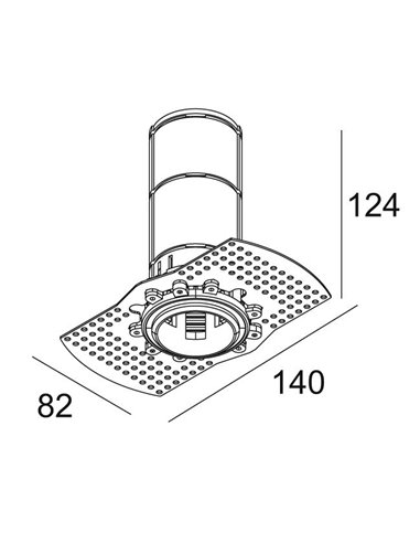 Delta Light MOUNTING KIT SPY 39 TRIMLESS IN