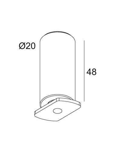 Delta Light Slm26L - Ceiling Fixation