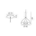 Kundalini FLOOB CEILING Hanglamp
