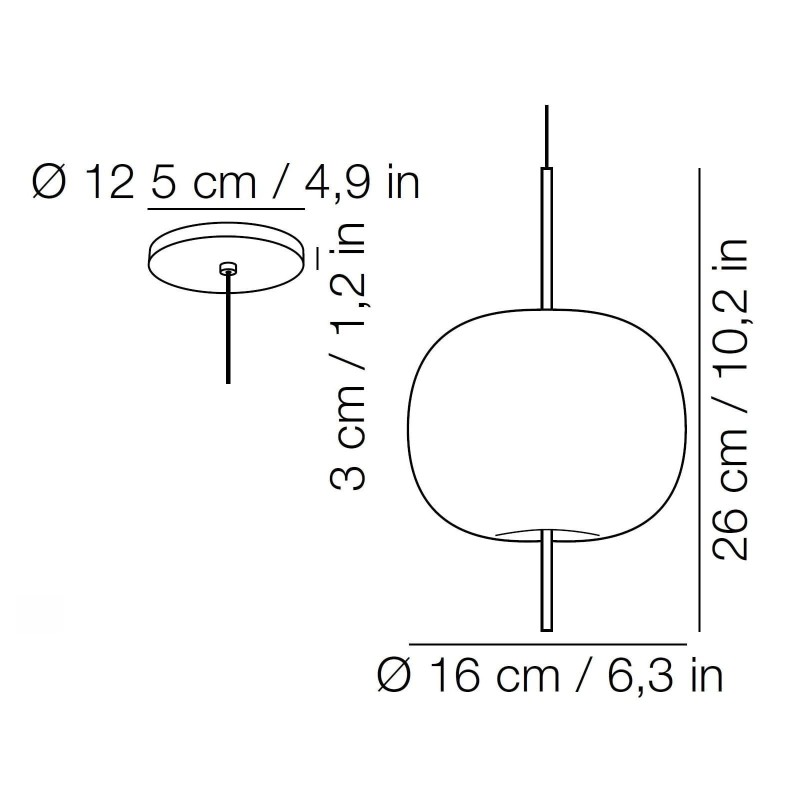 Kundalini KUSHI 16 SUSPENSION Hanglamp