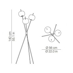 Kundalini KUSHI FLOOR Floorlamp