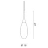 Kundalini SPILLO CEILING OUTDOOR Pendant lamp