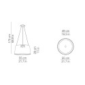 Kundalini TRIPOD CEILING Hanglamp