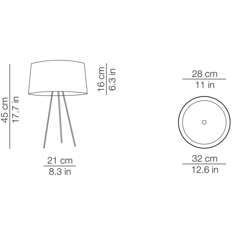 Kundalini TRIPOD TABLE Tafellamp