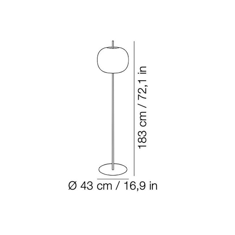 Kundalini KUSHI XL FLOOR Vloerlamp