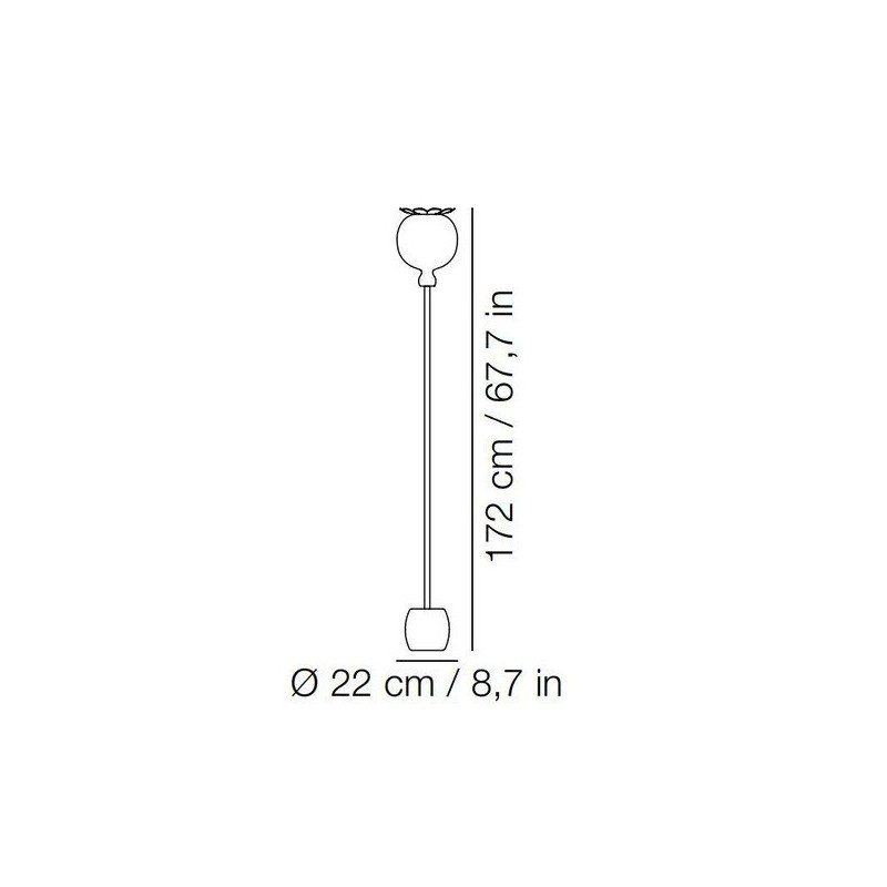 Kundalini OPYO FLOOR Vloerlamp