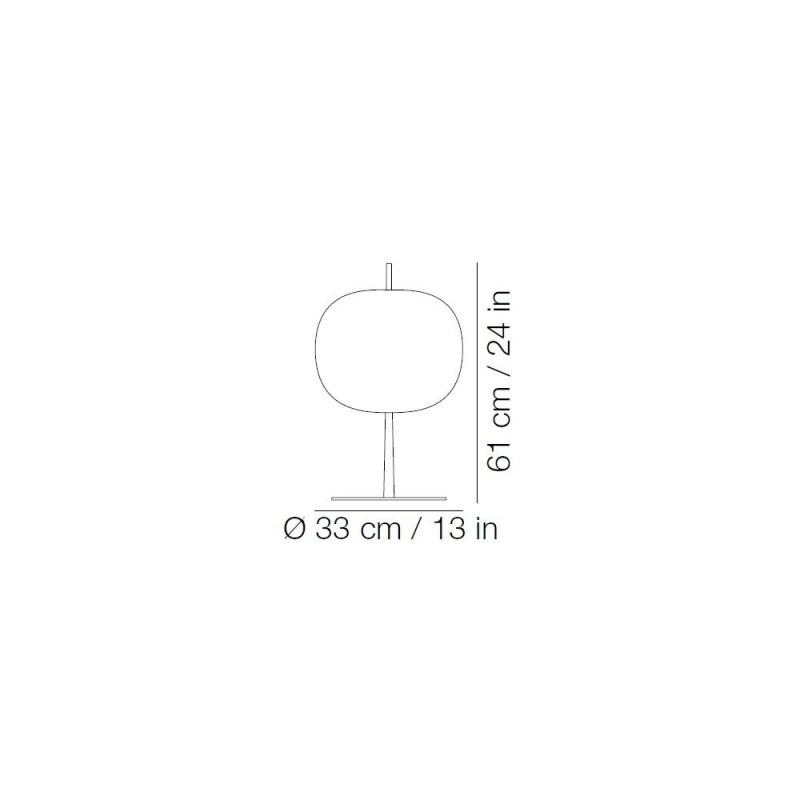 Kundalini KUSHI XL TABLE Tafellamp