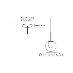 Kundalini DEW FALSE CEILING Pendant lamp
