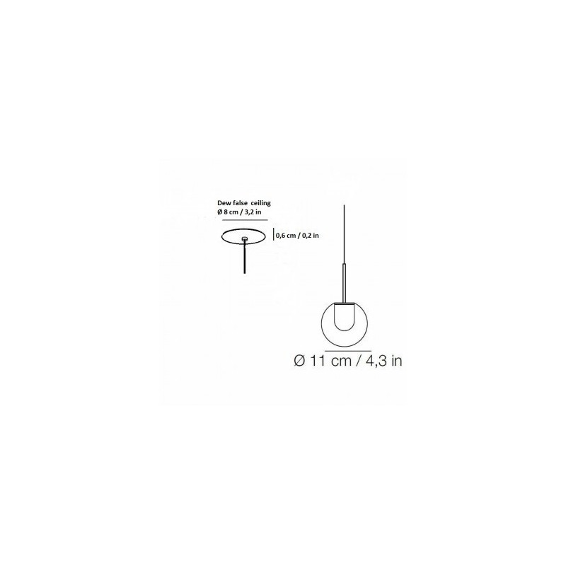 Kundalini DEW FALSE CEILING Hanglamp