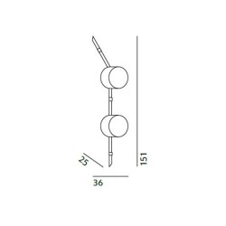 Kundalini FLOED 2 Ceiling lamp / Wall lamp