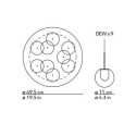 Kundalini Dew 9 Chandelier Hanglamp