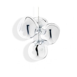 melt led chandelier small chrome 2
