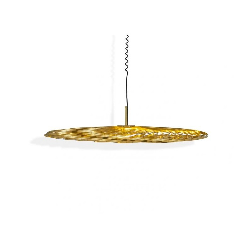 spring pendant medium brass 3
