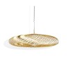 spring pendant large brass 2