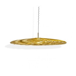 spring pendant large brass 3