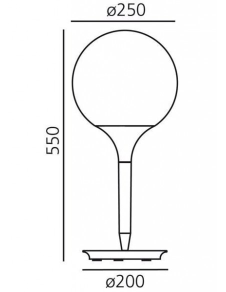 Artemide Castore 25 Tafellamp