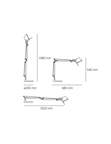 Artemide Tolomeo Mini Led Body