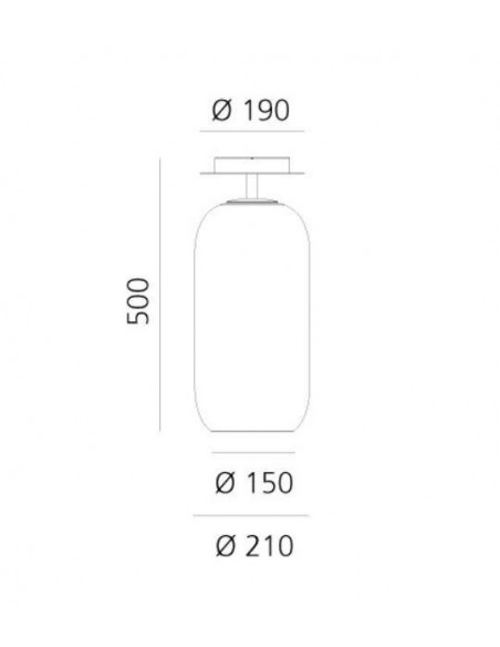 Artemide Gople ceiling lamp