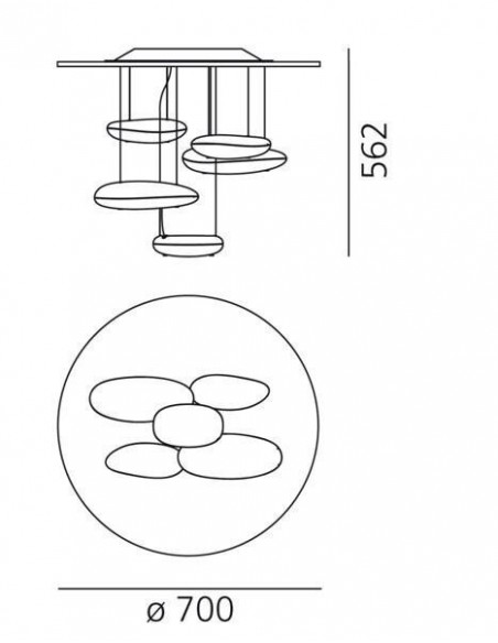 Artemide Mercury MINI Led Plafondlamp