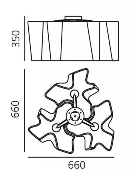 Artemide Logico ceiling lamp 3x120°